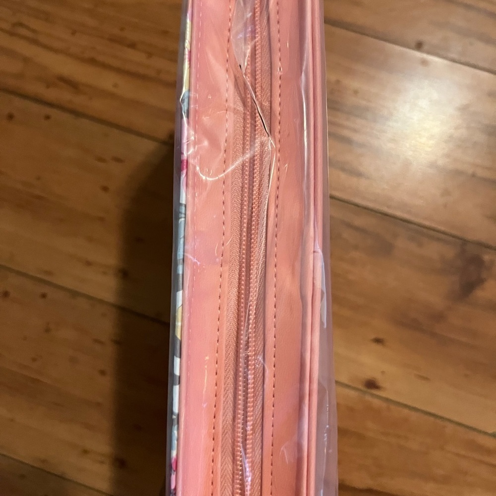 Coral Floral Inspirational Study Bible with Zippered Cover NWT - Picture 3 of 3